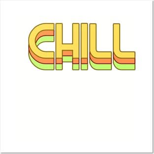 Chill | Retro Vibe | 70s Groove | Nostalgia Posters and Art